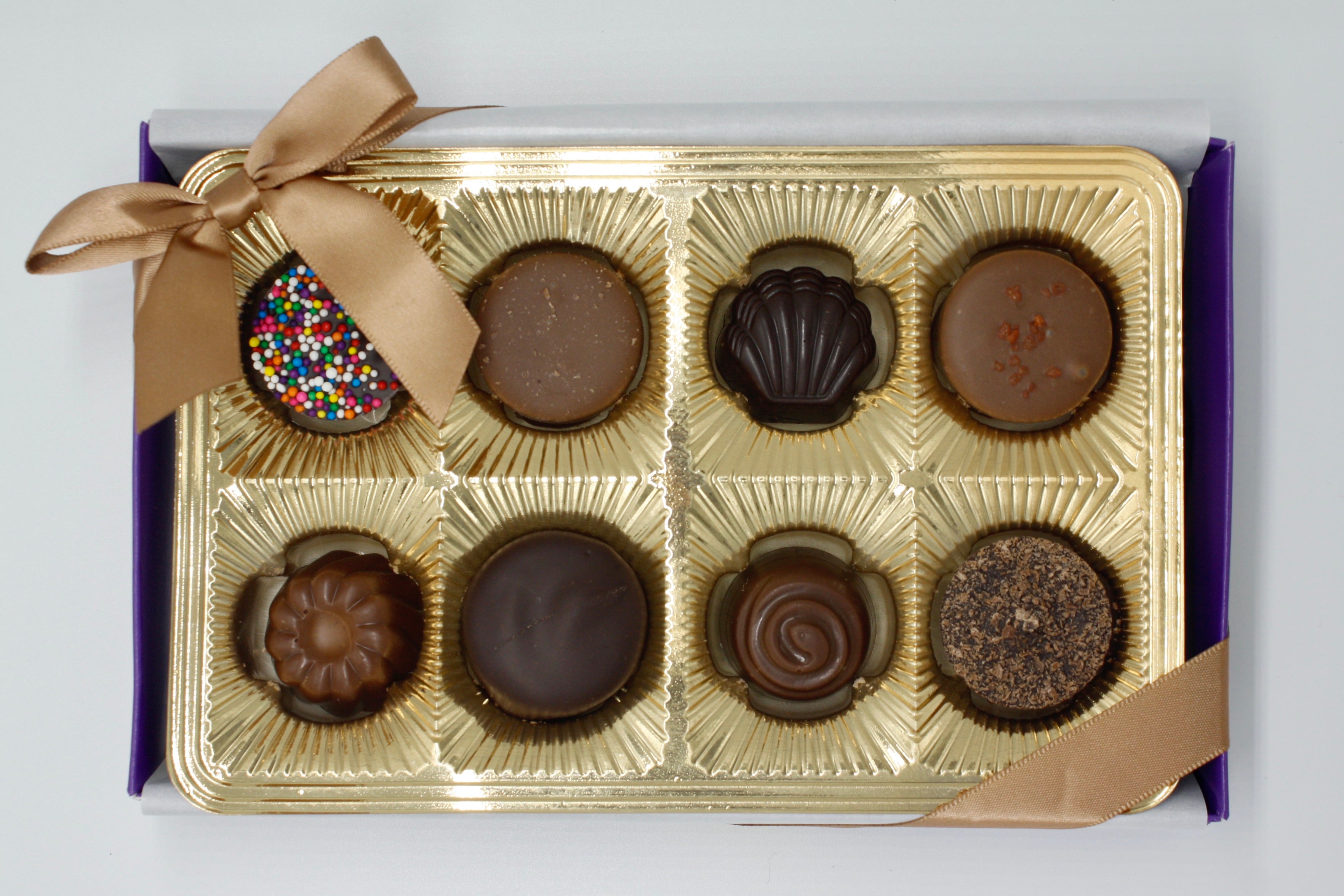 Assorted Chocolate Gift Box - 8 Piece – Neuchatel Chocolates